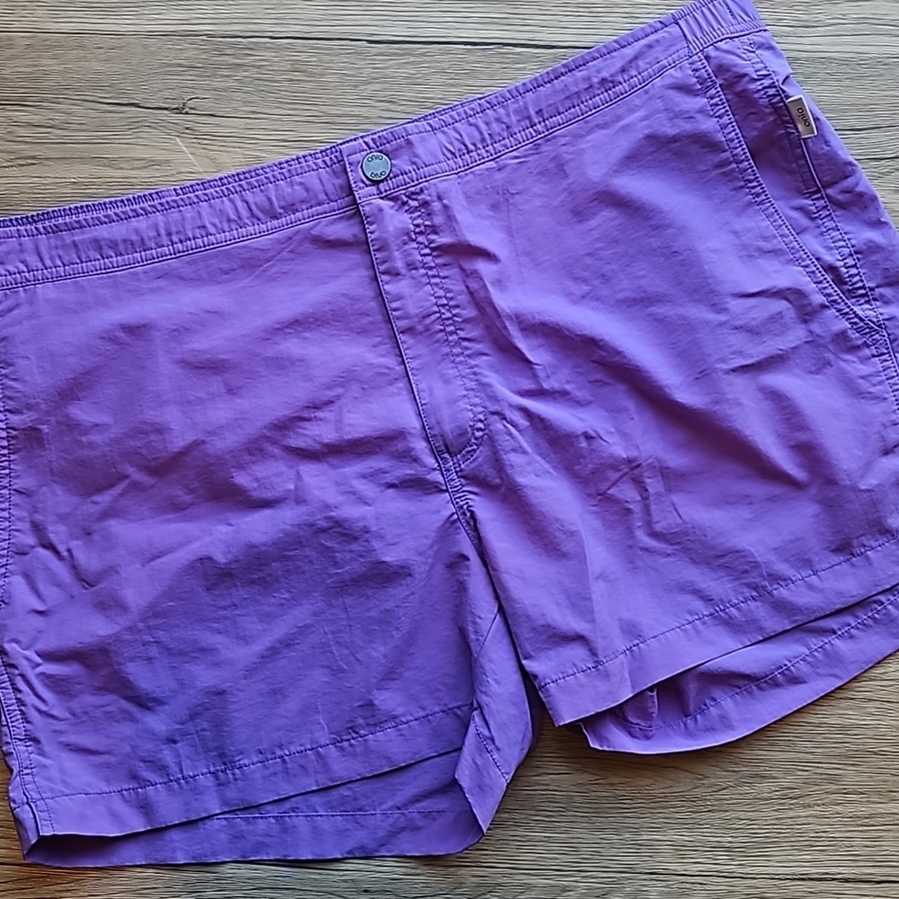 Onia Lilac Lined Calder 4" Adjust Outdoor Swim Shorts XXL